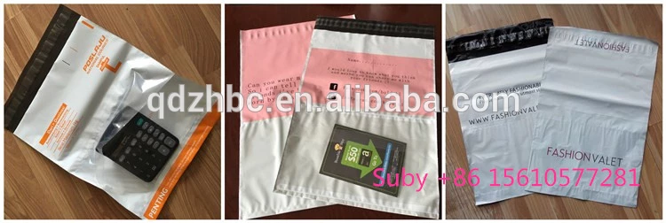 Colored self seal poly mailer envelope plastic bag for clothes shipping